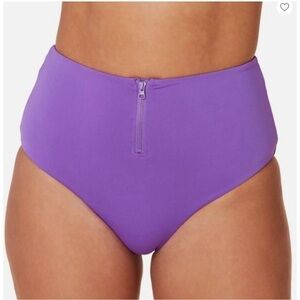 Andie Women's Purple High-Waist Swim Bottom